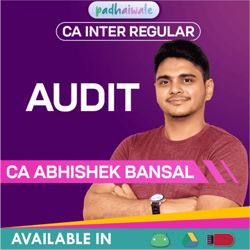 CA Inter Audit Regular Batch by CA Abhishek Bansal