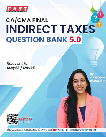 CA Final IDT Question Bank 5.0 Books by CA Riddhi Baghmar
