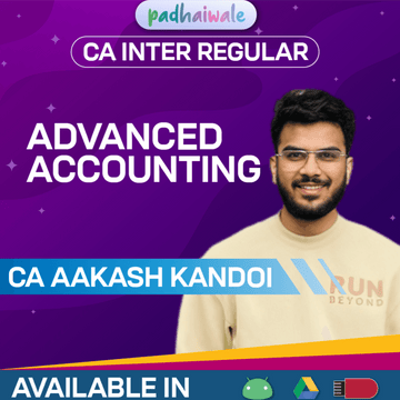 CA Inter Advanced Accounting Regular Batch by CA Aakash Kandoi