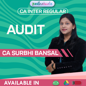 CA Inter Audit Regular Batch by CA Surbhi Bansal
