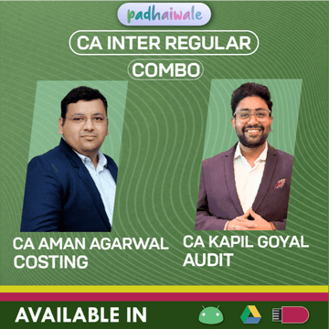 CA Inter Costing + Audit Combo Regular Batch by CA Aman Agarwal & CA Kapil Goyal