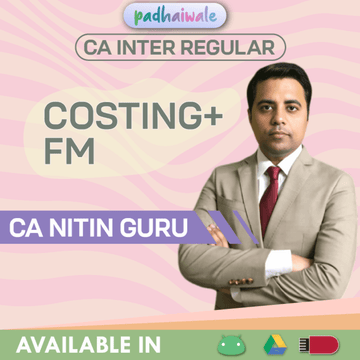 CA Inter Costing + FM Combo Regular Batch by CA Nitin Guru