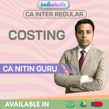 CA Inter Costing Regular Batch by CA Nitin Guru