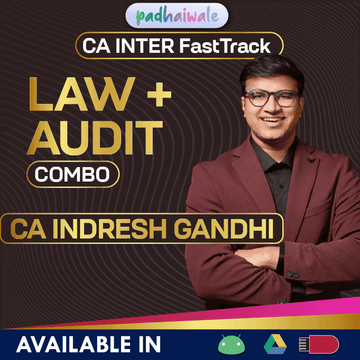 CA Inter Law + Audit Combo Regular Batch by CA Indresh Gandhi