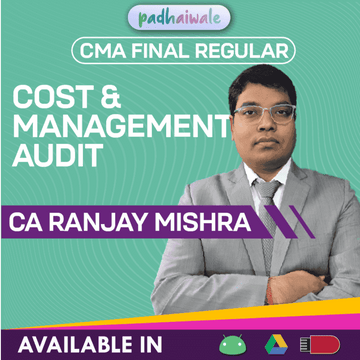CMA Final Cost and Management Audit Regular Batch by CA Ranjay Mishra