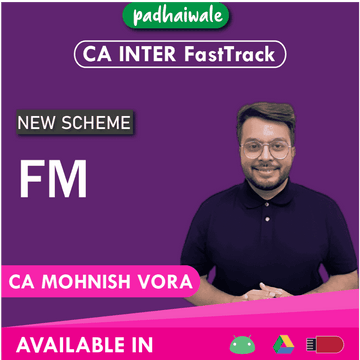CA Inter FM FastTrack Batch by CA Mohnish Vora