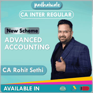 CA Inter Advanced Accounting Regular Batch New Scheme by CA Rohit Sethi
