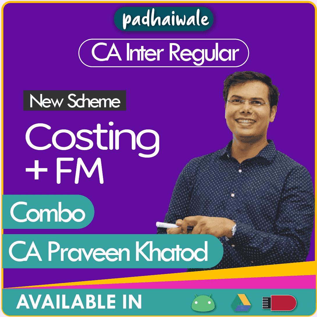 CA Inter Costing + FM Combo Regular Batch by CA Praveen Khatod
