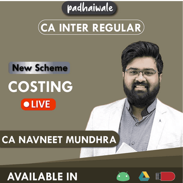 CA Inter Costing Regular Batch New Scheme by CA Navneet Mundhra