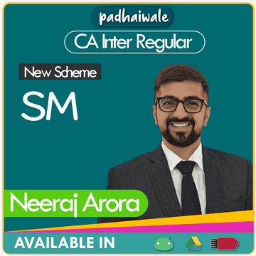 CA Inter SM Regular Batch New Scheme by Neeraj Arora