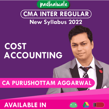 CMA Inter Cost Accounting Regular Batch by CA Purushottam Aggarwal