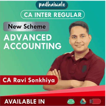 CA Inter Advanced Accounting Regular Batch New Scheme by CA Ravi Sonkhiya