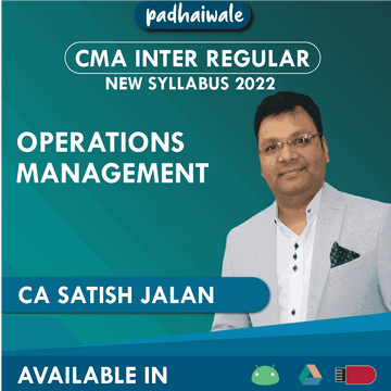 CMA Inter OM Regular Batch by CA Satish Jalan
