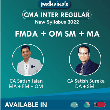 CMA Inter FMDA + OM SM + MA Combo Regular Batch by CA Satish Jalan and CA Satish Sureka