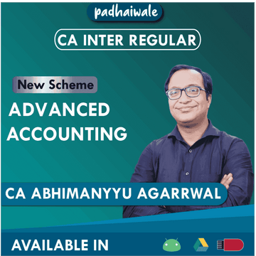 CA Inter Advanced Accounting Regular Batch New Scheme by CA Abhimanyyu Agarrwal