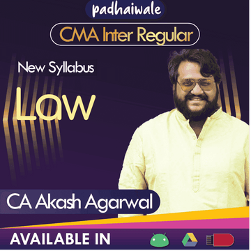 CMA Inter Business Laws and Ethics Regular Batch by CA Akash Agarwal