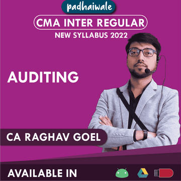 CMA Inter Auditing Regular Batch by CA Raghav Goel