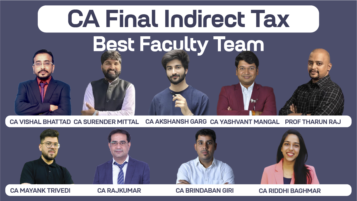 CA Final IDT Classes with Top Faculty – Learn GST & Customs for Exam Success