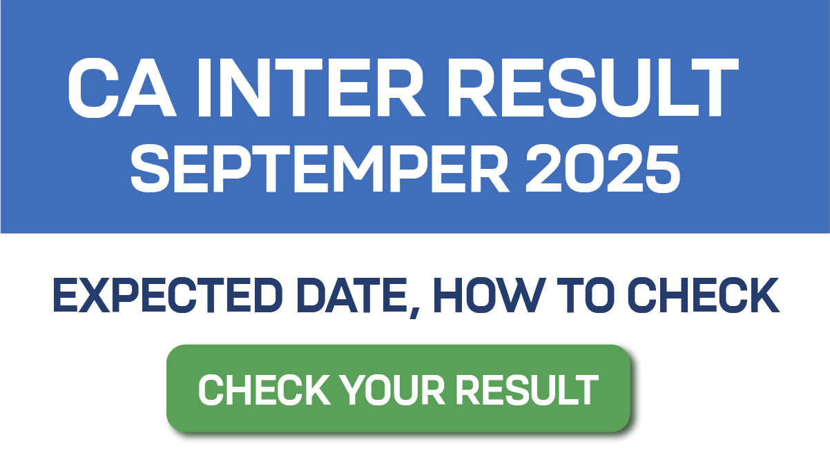 CA Inter Result September 2025 | ANNOUNCEMENT ONLINE