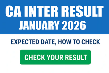 CA Inter January 2026 result update and how to check