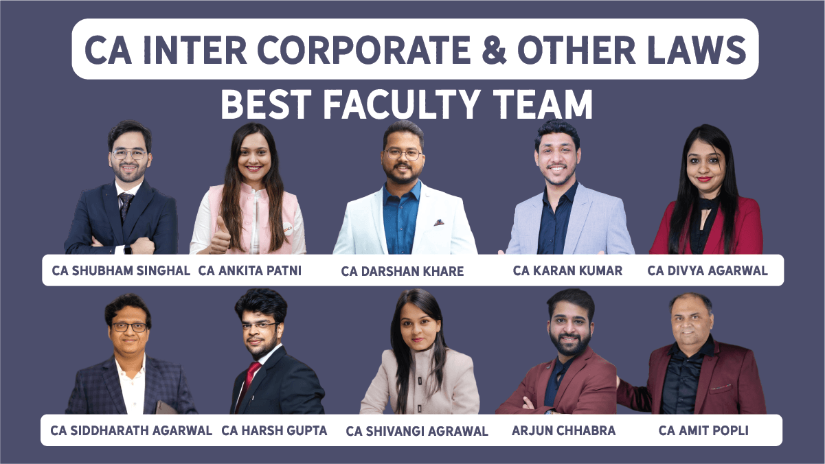 Best CA Inter Law Faculty in India for Corporate and Other Laws ...
