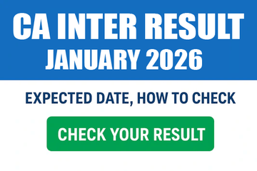 CA Inter January 2026 result update and how to check
