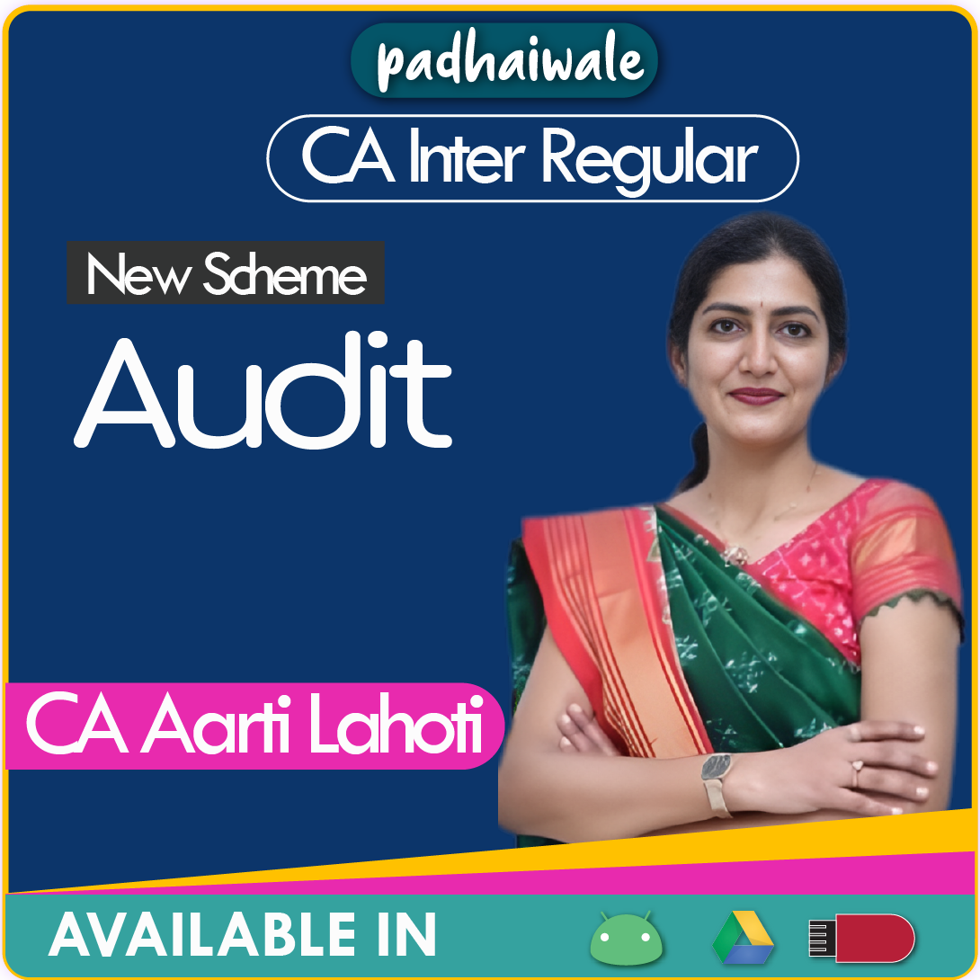 CA Inter Audit in English Regular Batch New Scheme by CA Aarti Lahoti
