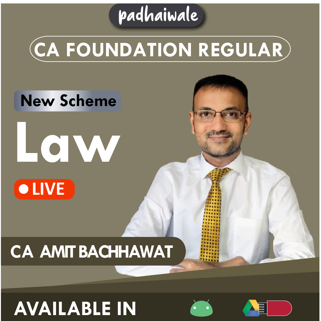 CA Foundation Law Regular Batch New Scheme by CA Amit Bachhawat