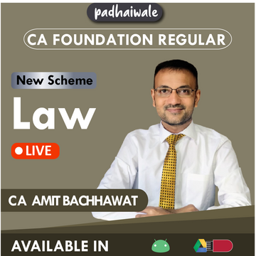 CA Foundation Law New Scheme Amit Bachhawat 