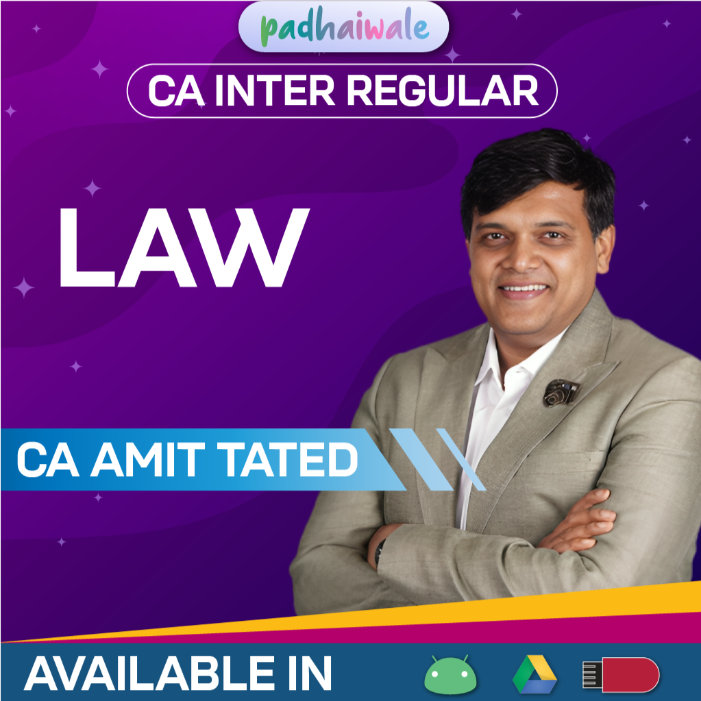CA Inter Law Regular Batch by CA Amit Tated