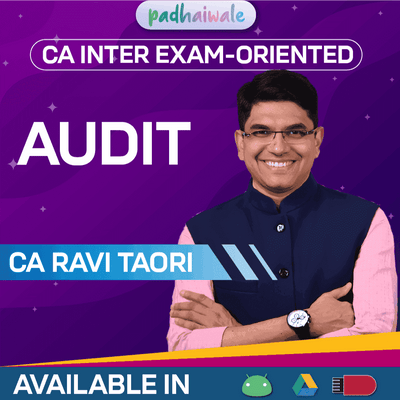 CA Inter Audit Exam-Oriented Batch by CA Ravi Taori – Quick Revision, Standards & Exam Strategy