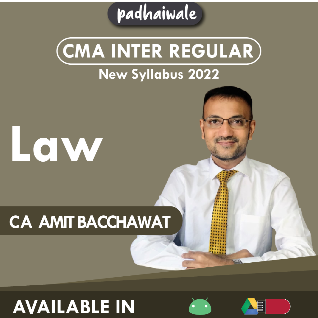 CMA Inter Law Regular Batch by CA Amit Bacchawat