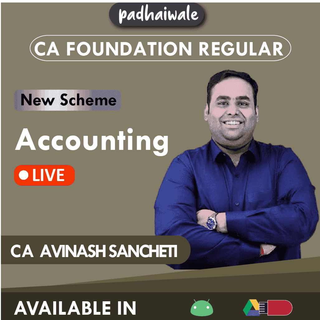 CA Foundation Accounting Regular Batch by CA Avinash Sancheti