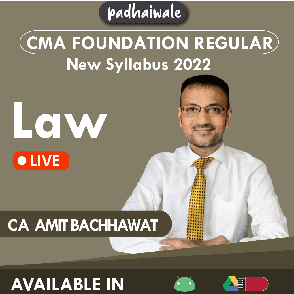 CMA Foundation Law Regular Batch by CA Amit Bachhawat