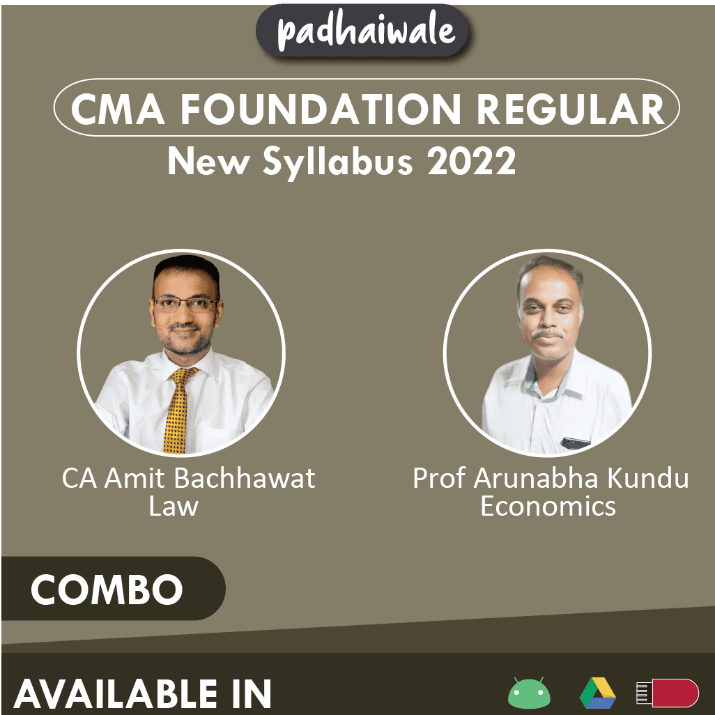 CMA Foundation Law + Economics Combo Regular Batch by CA Amit Bachhawat a Prof Arunabha Kundu