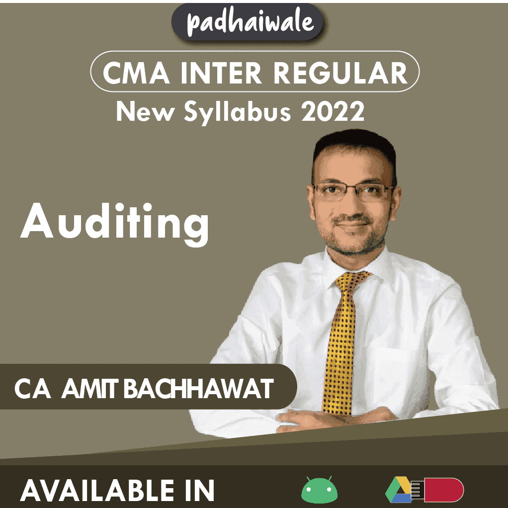 CMA Inter Auditing Regular Batch by CA Amit Bachhawat