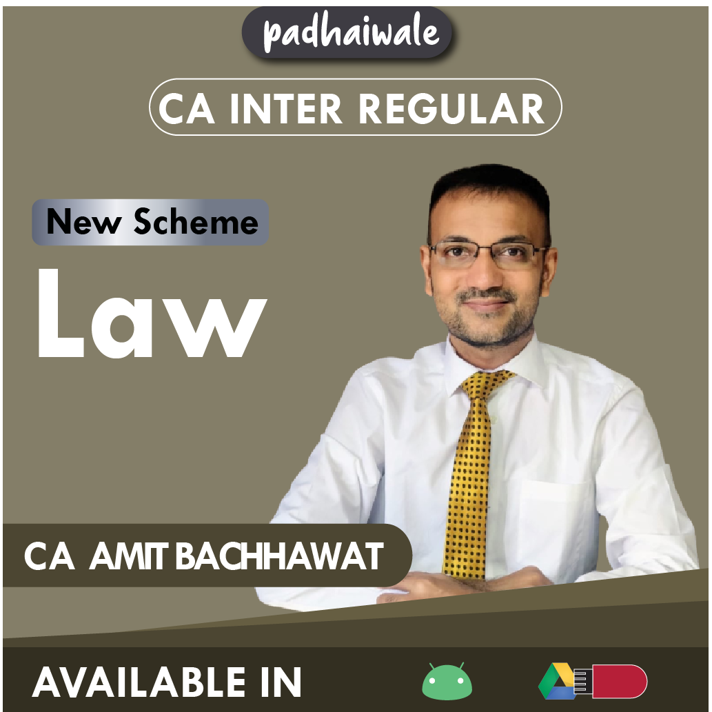 CA Inter Law Regular Batch New Scheme by CA Amit Bachhawat