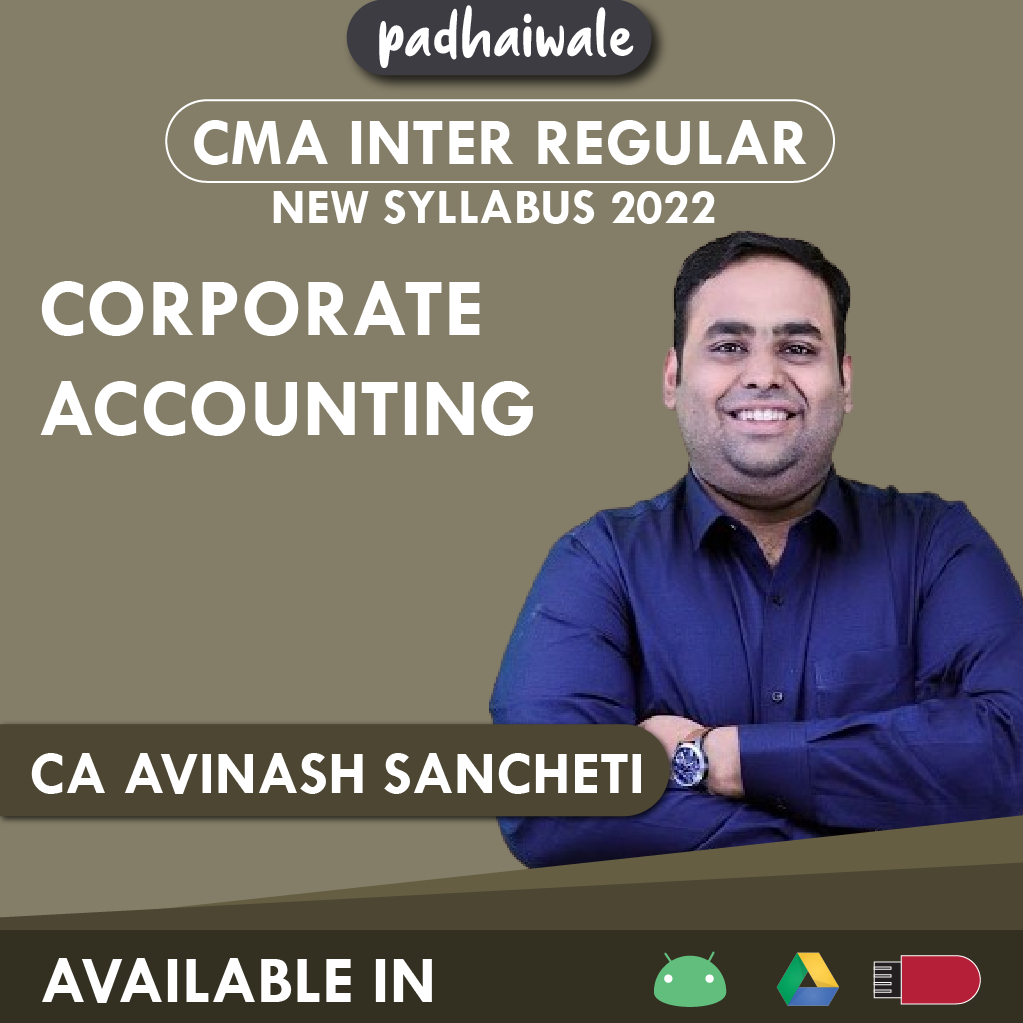 CMA Inter Corporate Accounting avinash sancheti