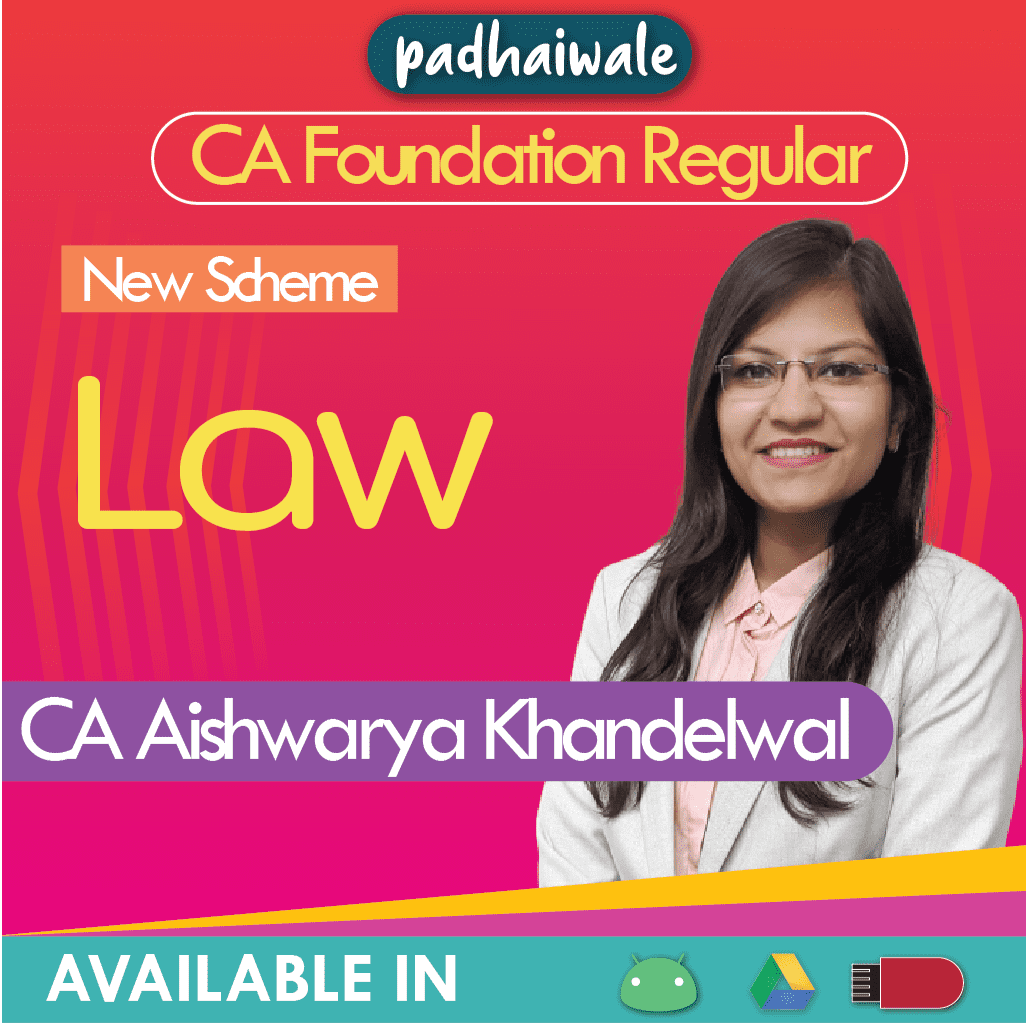 CA Foundation Business Laws New Scheme Aishwarya Khandelwal