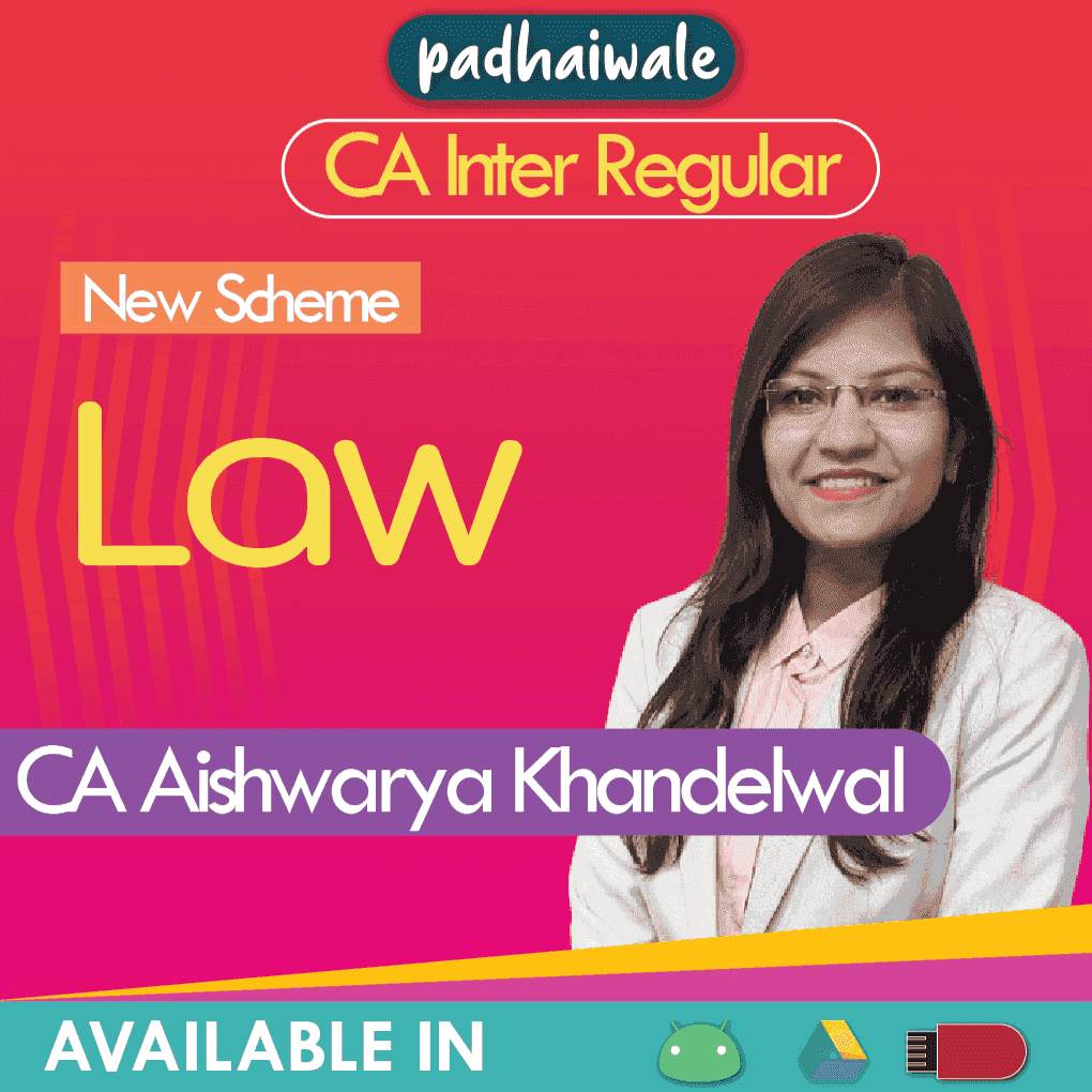 CA Inter Law Regular Batch New Scheme by CA Aishwarya Khandelwal