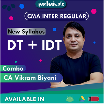 CMA Inter Direct and Indirect Taxation Vikram Biyani