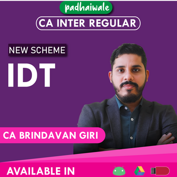 CA Inter IDT New Scheme Brindavan Giri