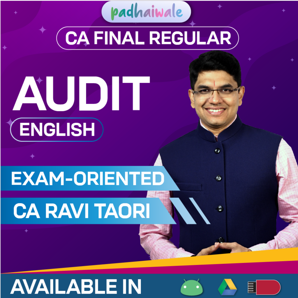 CA Final Audit in English Exam-Oriented Batch New Scheme by CA Ravi Taori