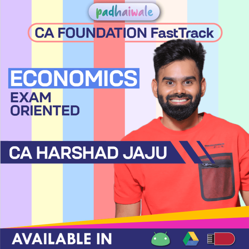 CA Foundation Economics Exam-Oriented Batch by CA Harshad Jaju