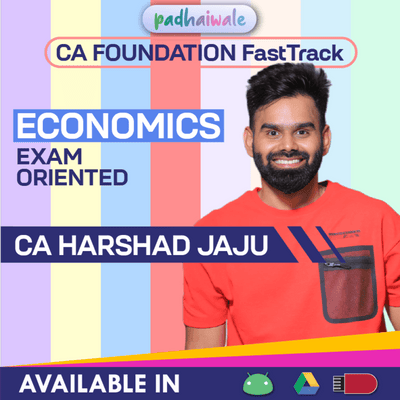 CA Foundation Economics Exam-Oriented Batch by CA Harshad Jaju