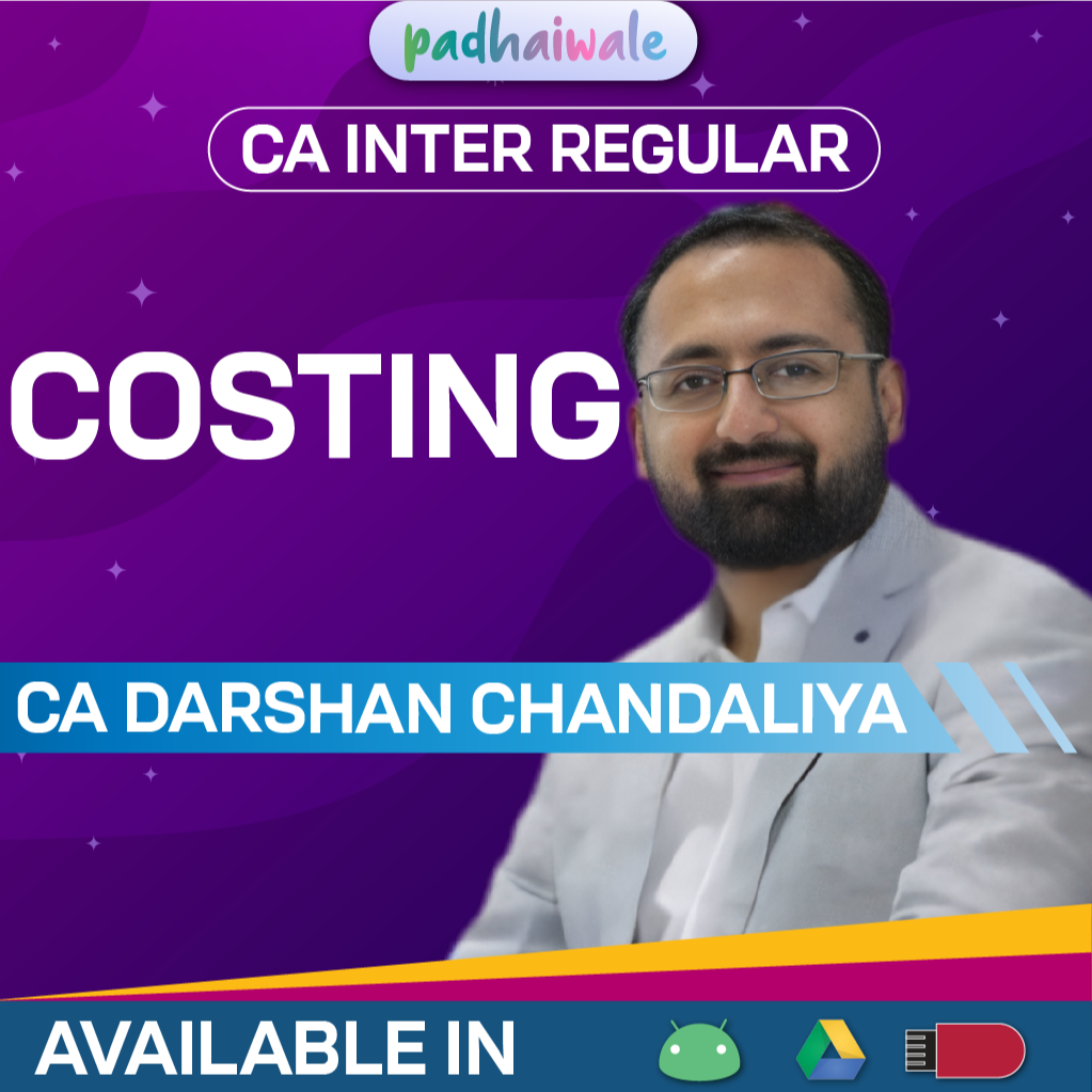 CA Inter Costing Regular Batch by CA Darshan Chandaliya