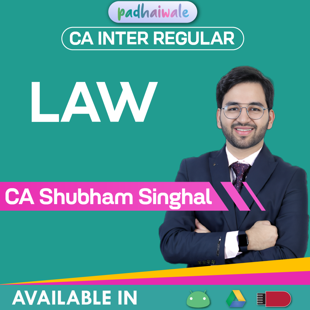 CA Inter Law Regular Batch by CA Shubham Singhal