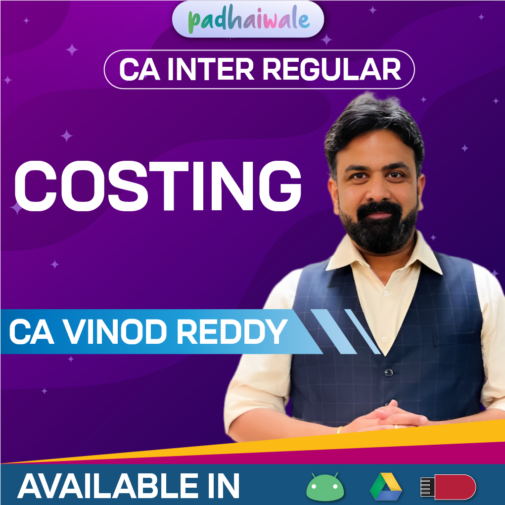 CA Inter Costing Regular Batch by CA Vinod Reddy