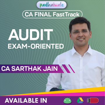 CA Final Audit Exam Oriented FastTrack Batch by CA Sarthak Jain