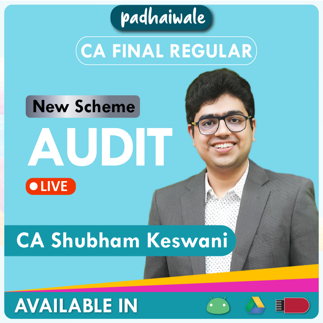 CA Final Audit Live Regular Batch New Scheme by CA Shubham Keswani